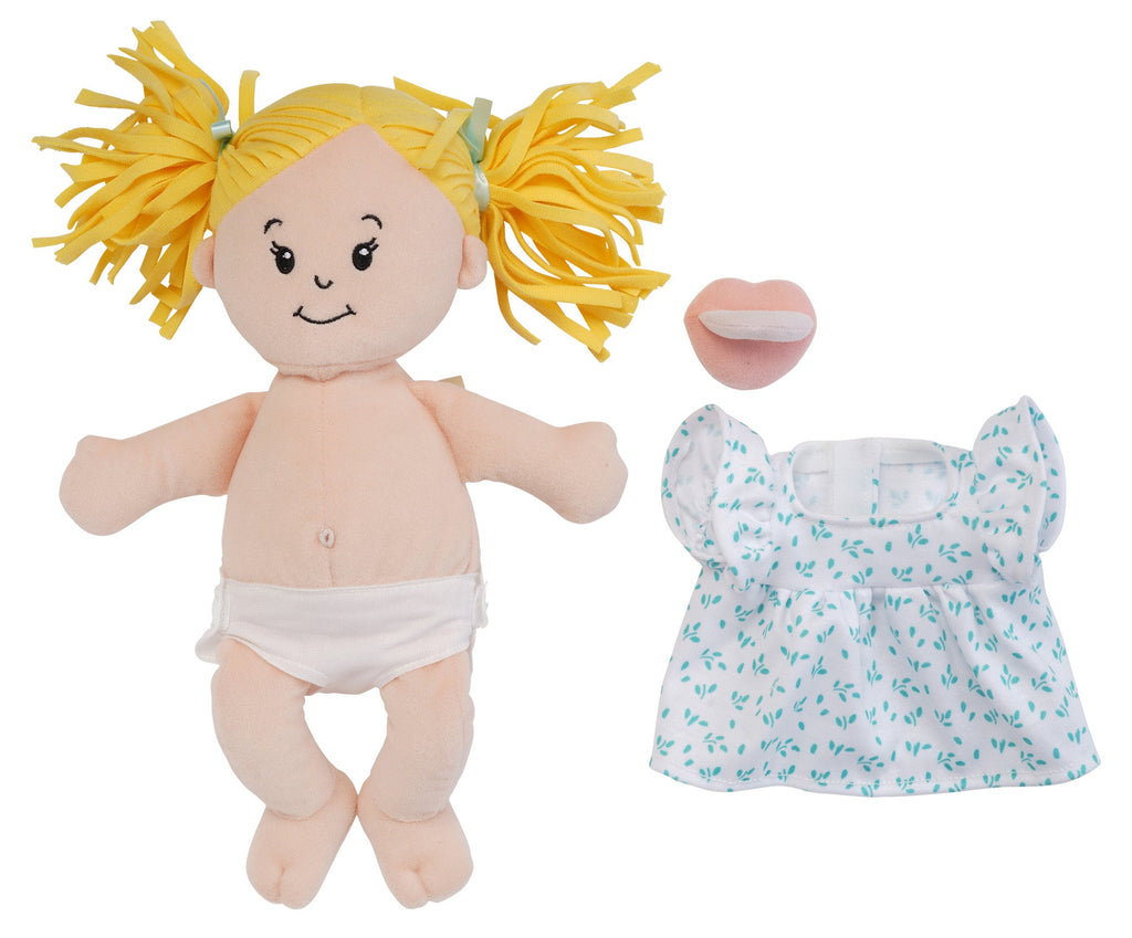 Peach Doll Blonde Pigtails