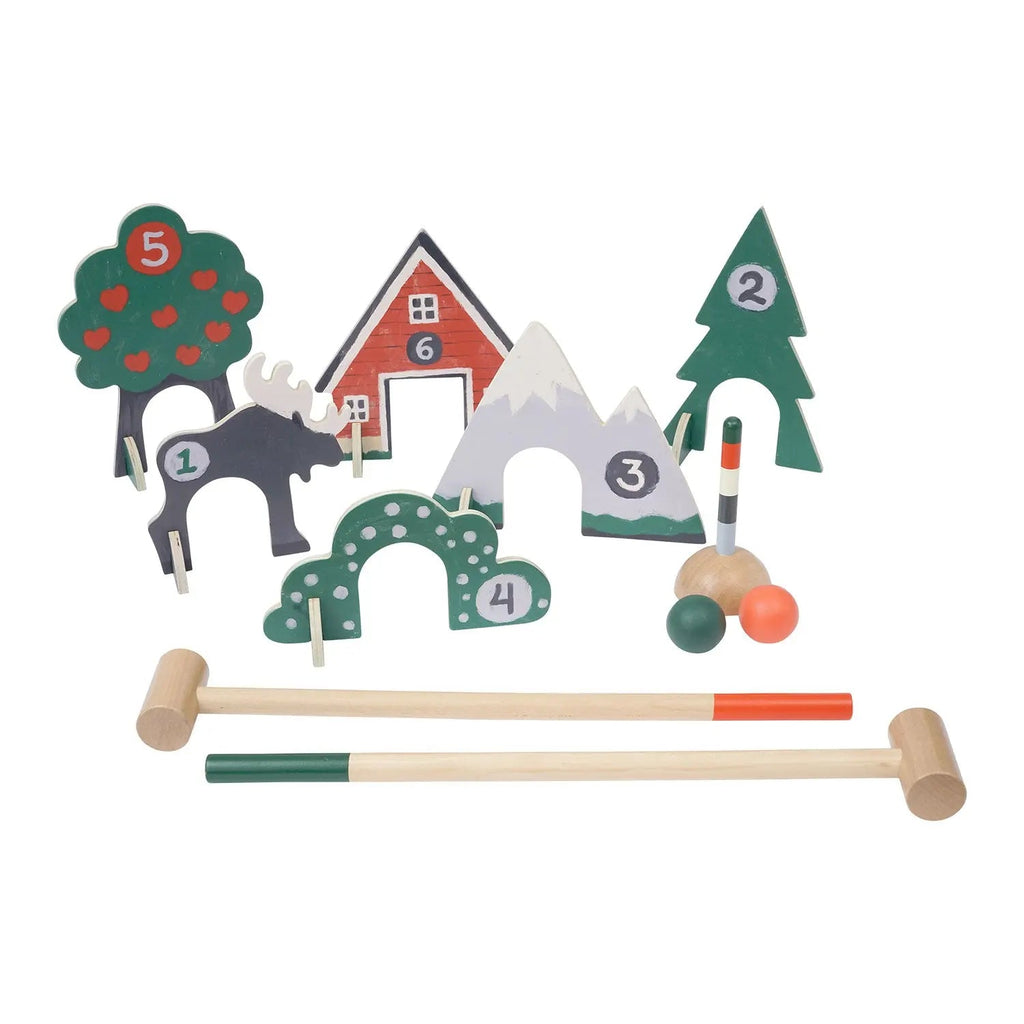 Through Woods Croquet Set