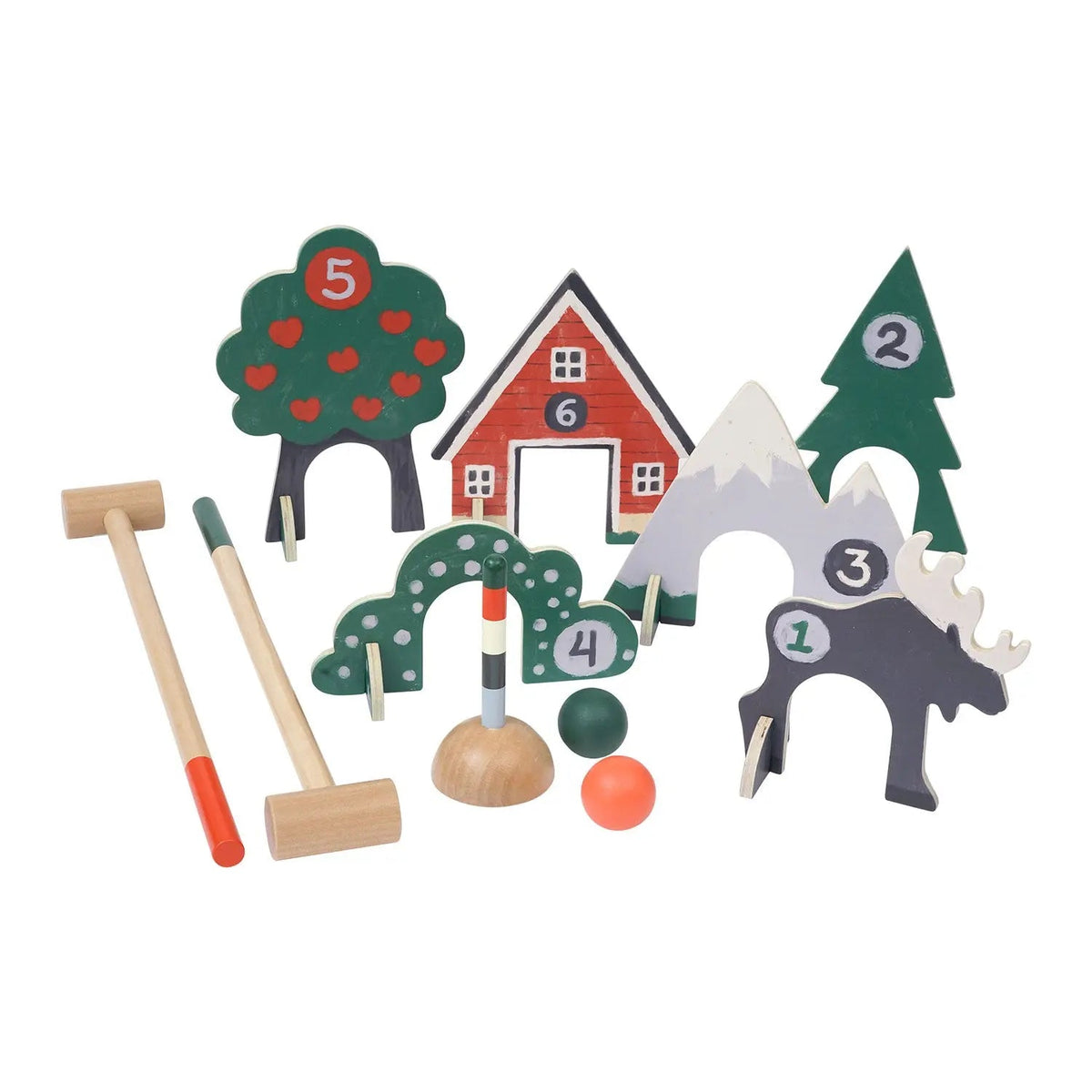 Through Woods Croquet Set