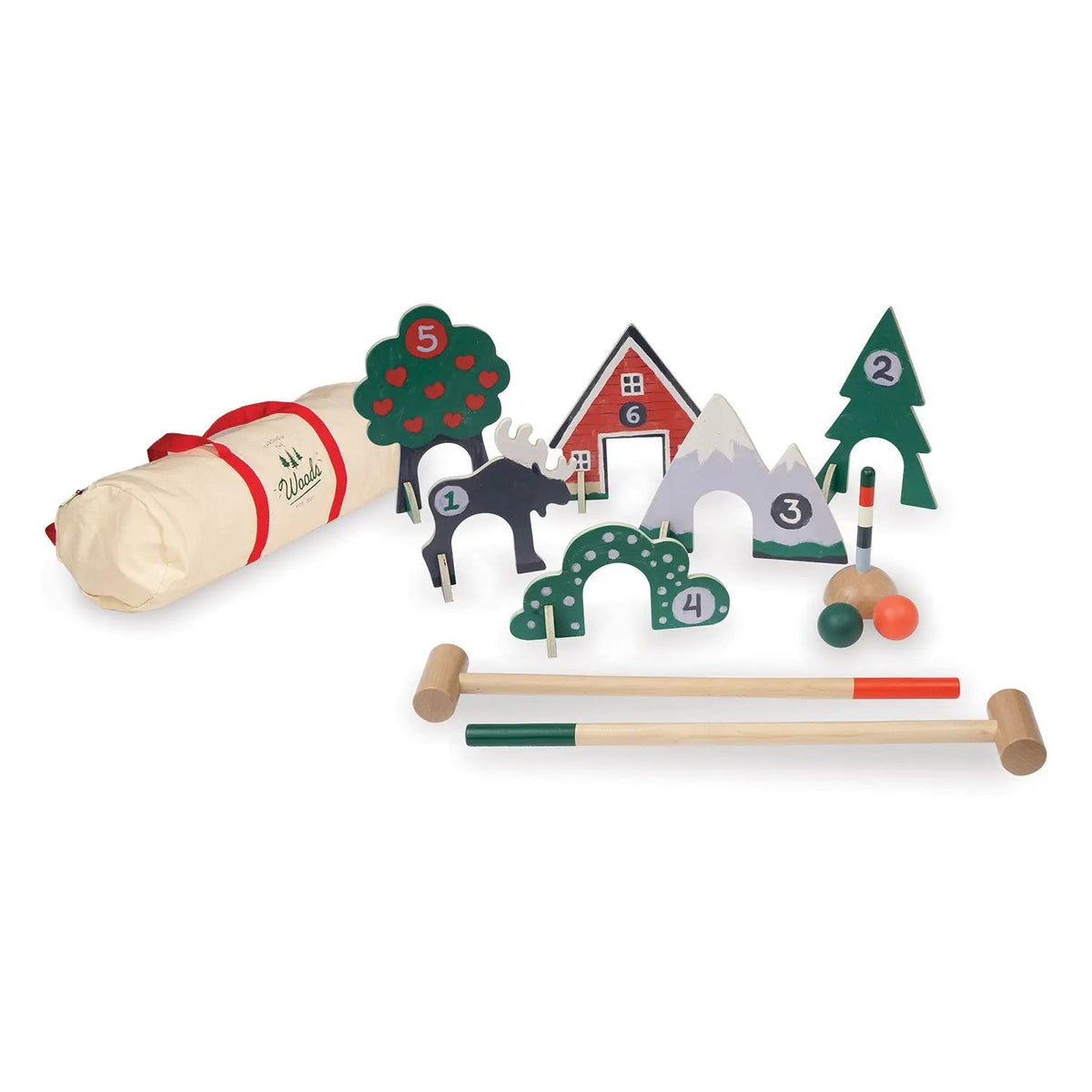 Through Woods Croquet Set